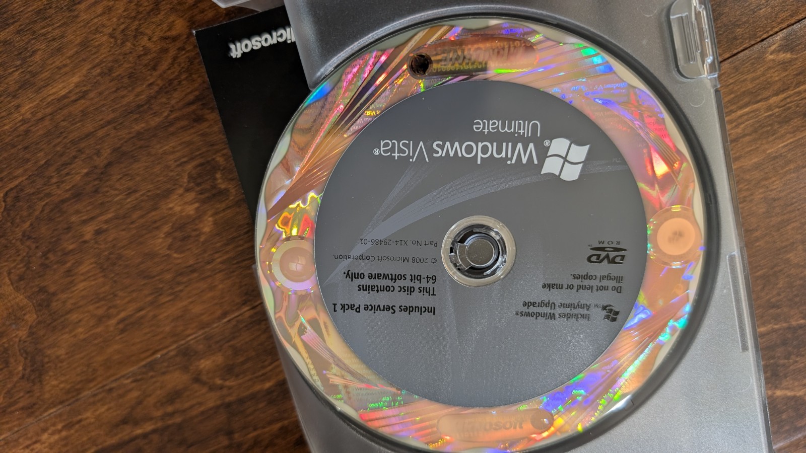 Microsoft Windows Vista Ultimate Full w/SP1 32 Bit & 64 Bit DVD =NEW OPEN BOX=