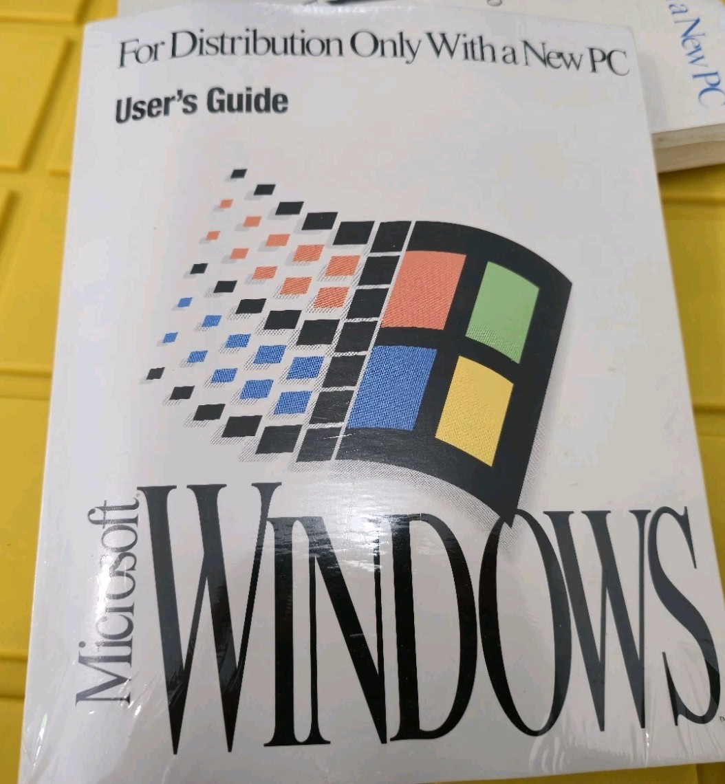 SEALED Microsoft Windows 3.1 PC Users Guide COA RARE with disks 3.5 | NEW