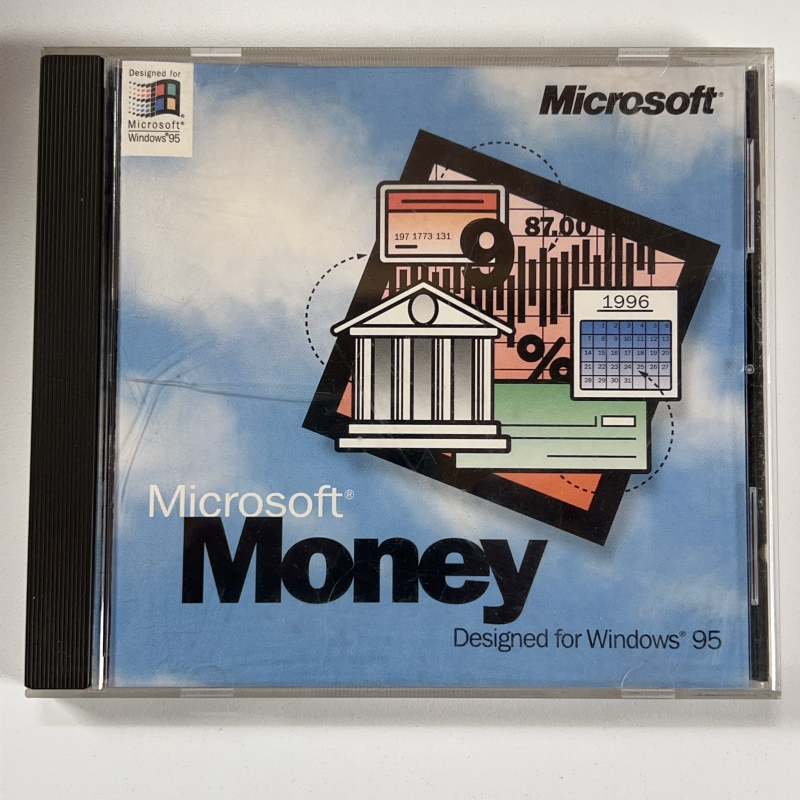 Microsoft Money Version 4.0 for Windows 95 PC CD-ROM 1995 Jewel Case