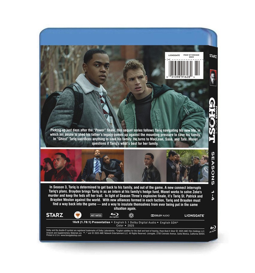 Power Book II Ghost season 1-4 Episodes 1-40（4BD）Box Set English
