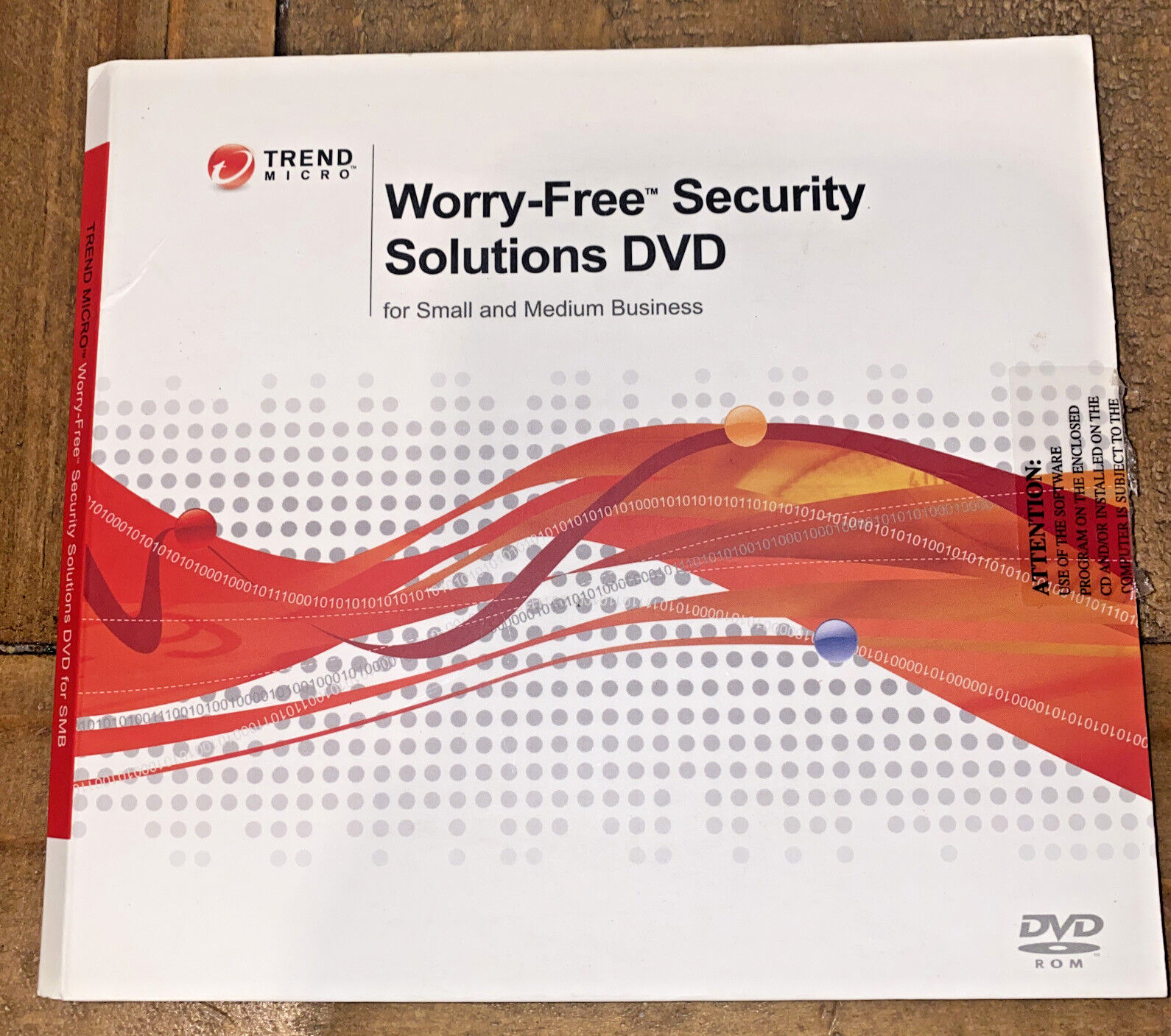 Trend Micro Worry-Free Security Solutions DVD SBEC33188 | Used – Good Condition