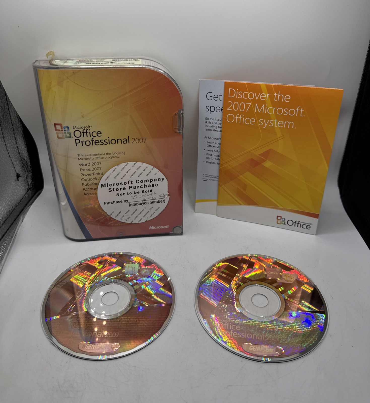 Microsoft Office Professional 2007 Word, Excel, Publisher, Outlook & Product Key