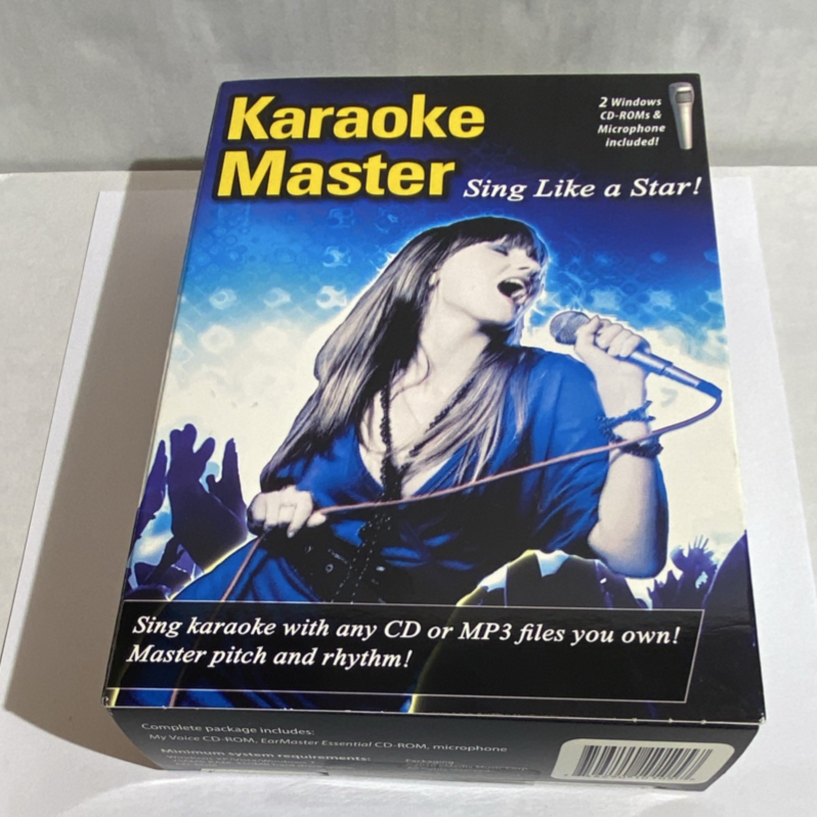 eMedia Music Corp. Karaoke Master CD-ROM for Windows w/ Microphone Included
